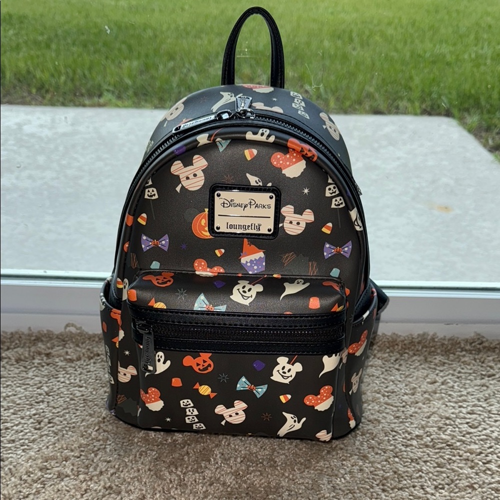 Loungefly Disney Parks Halloween Black Backpack